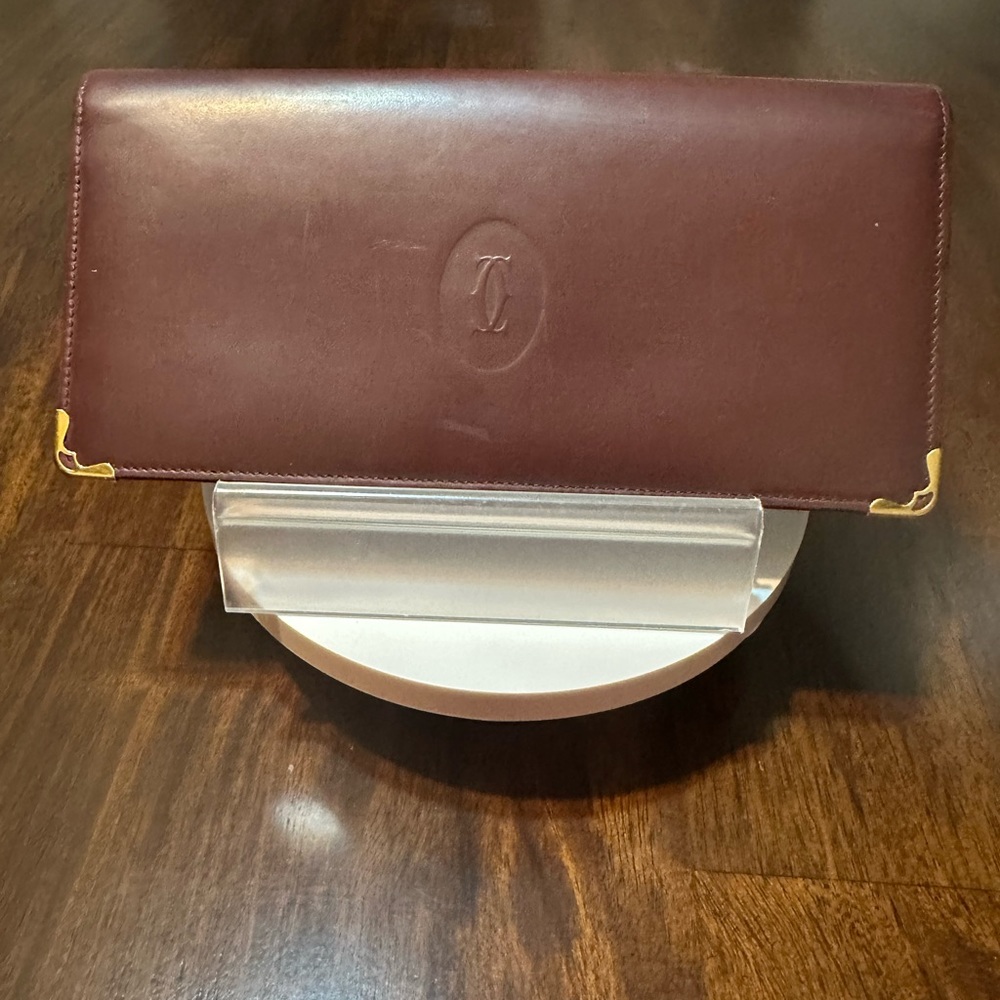 Authentic Cartier Bifold Wallet long wallet Vintage EUC